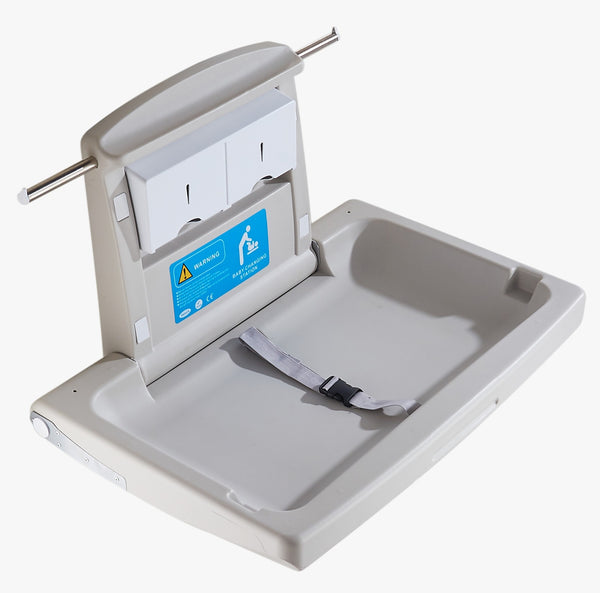 Mudador horizontal PL-H, con dispensador toallitas húmedas, BATH CARE II | IVA incl.