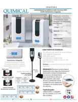 Totem Regulable con Dispensador Automático y Termómetro Non Touch & Temp V1200 | IVA incl.