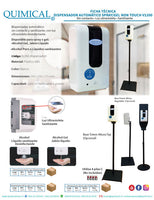 Totem altura regulable con Dispensador Jabón Automático Spray/ Gel Non Touch V1200 cc | IVA incl.