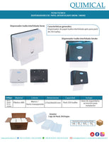Dispensador de Papel Toalla Interfoliada Snow(41121)/Smoke (41122) T250  | IVA incl.