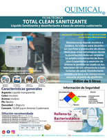 Total Clean Sanitizante 5L | IVA incl.