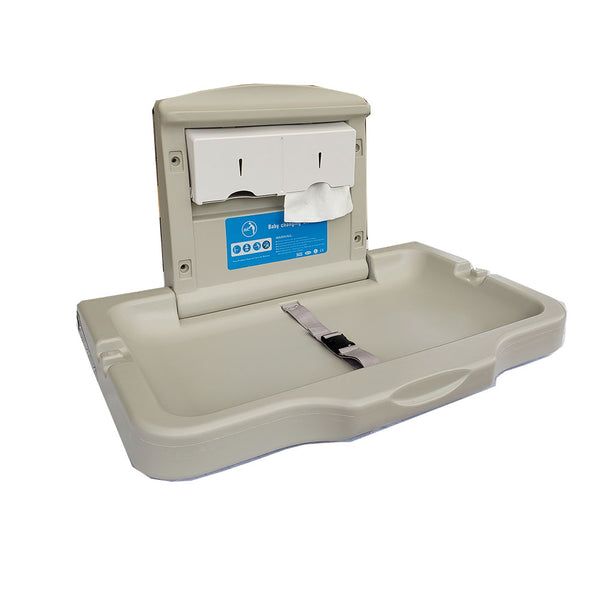 Mudador horizontal PL-H, con dispensador toallitas húmeda, BATH CARE | IVA incl.